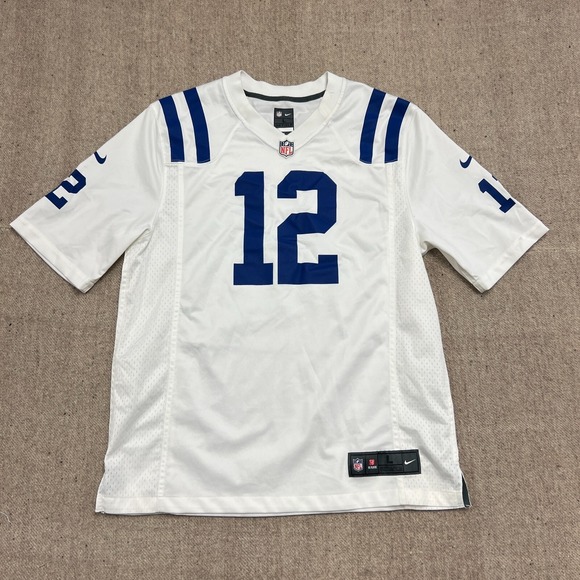 Nike Other - Indianapolis‎ Colts Andrew Luck Jersey Mens Large White NFL Nike On Field